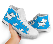 Load image into Gallery viewer, Dog and Bone Shoe Medium Blue