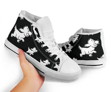 Load image into Gallery viewer, Dog and Bone Shoe Black