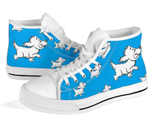 Load image into Gallery viewer, Dog and Bone Shoe Medium Blue