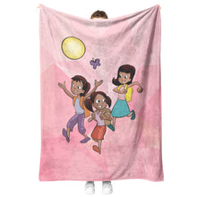 Load image into Gallery viewer, Pink Fleece Throw Blanket
